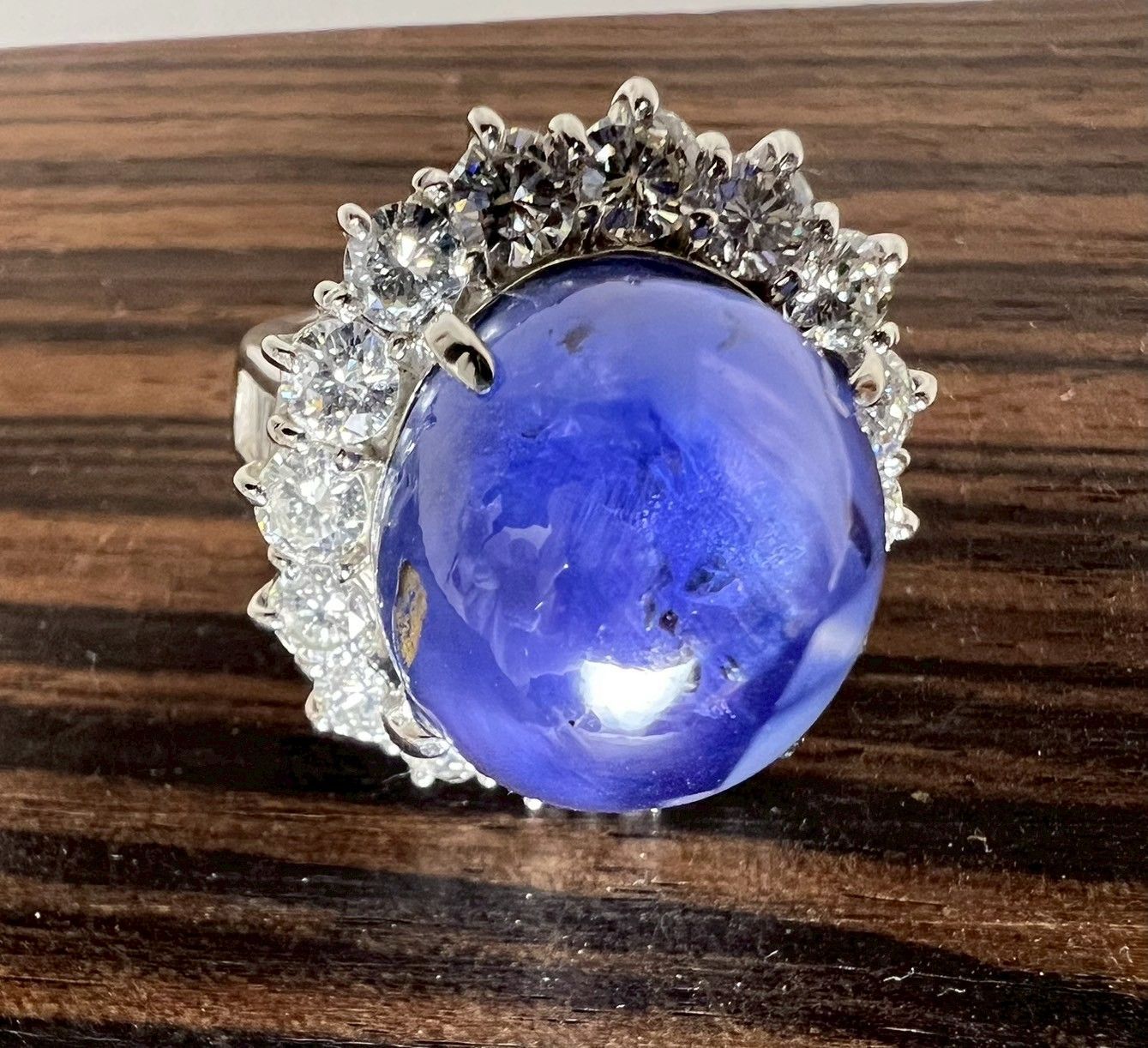 リング スター ジュエリー サファイア(青) 天然ダイヤモンド 18k