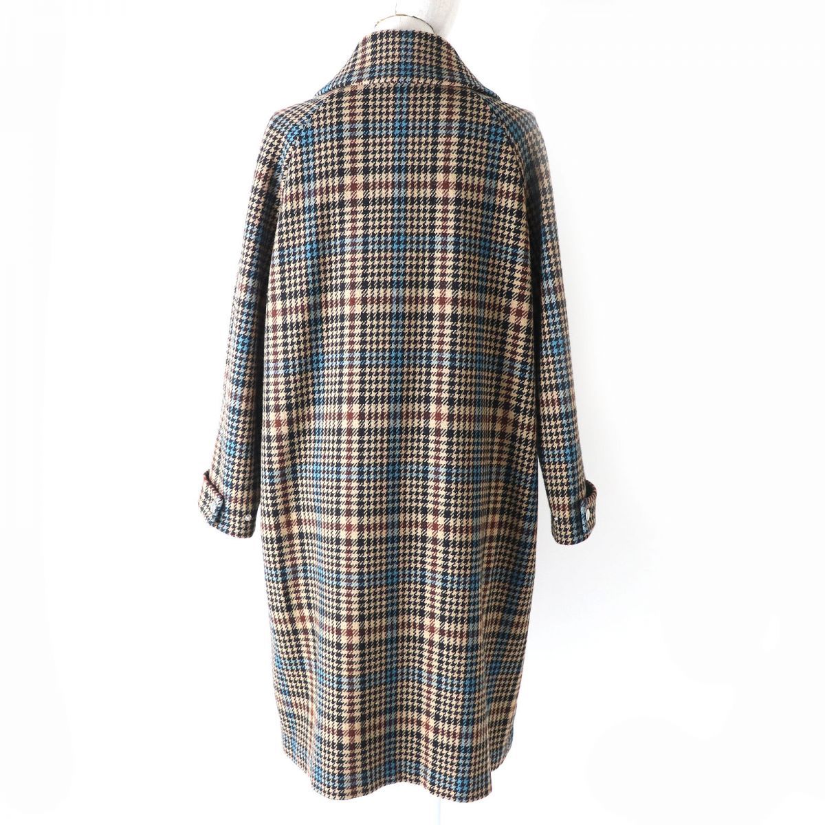 極美品△正規品 BARENA バレナ レディース グレンチェック柄 千鳥格子  