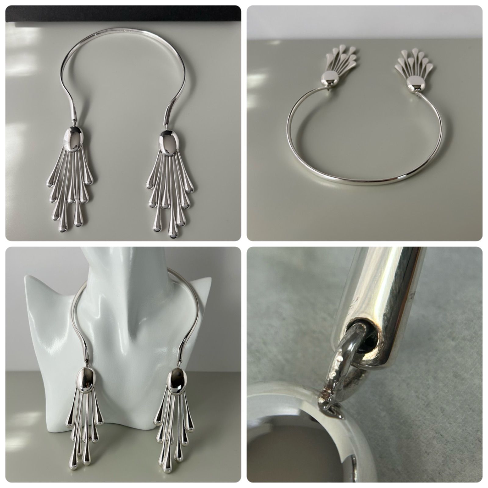 ジョージジェンセン 激レア 235 ネックリング チョーカー アストリッドフォグ Astrid Fog AG925 ヴィンテージ Georg  Jensen - メルカリ