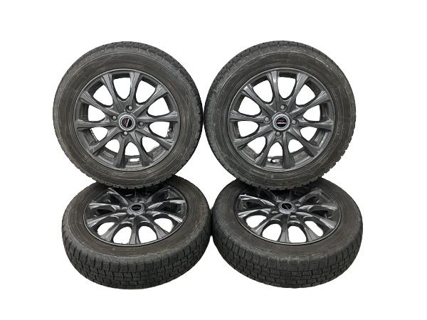 AIRNOVA ホイール 14インチ PCD 100 4穴 155/65R14 75Q タイヤ付 4本