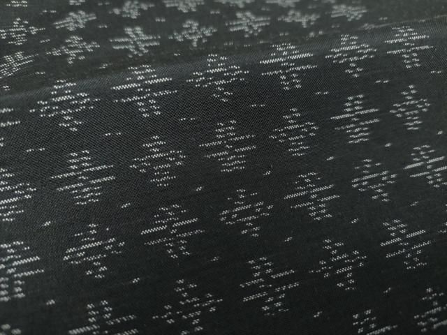 平和屋着物○本場大島紬 源氏車 大島紬美幸謹製 証紙付き 正絹 逸品