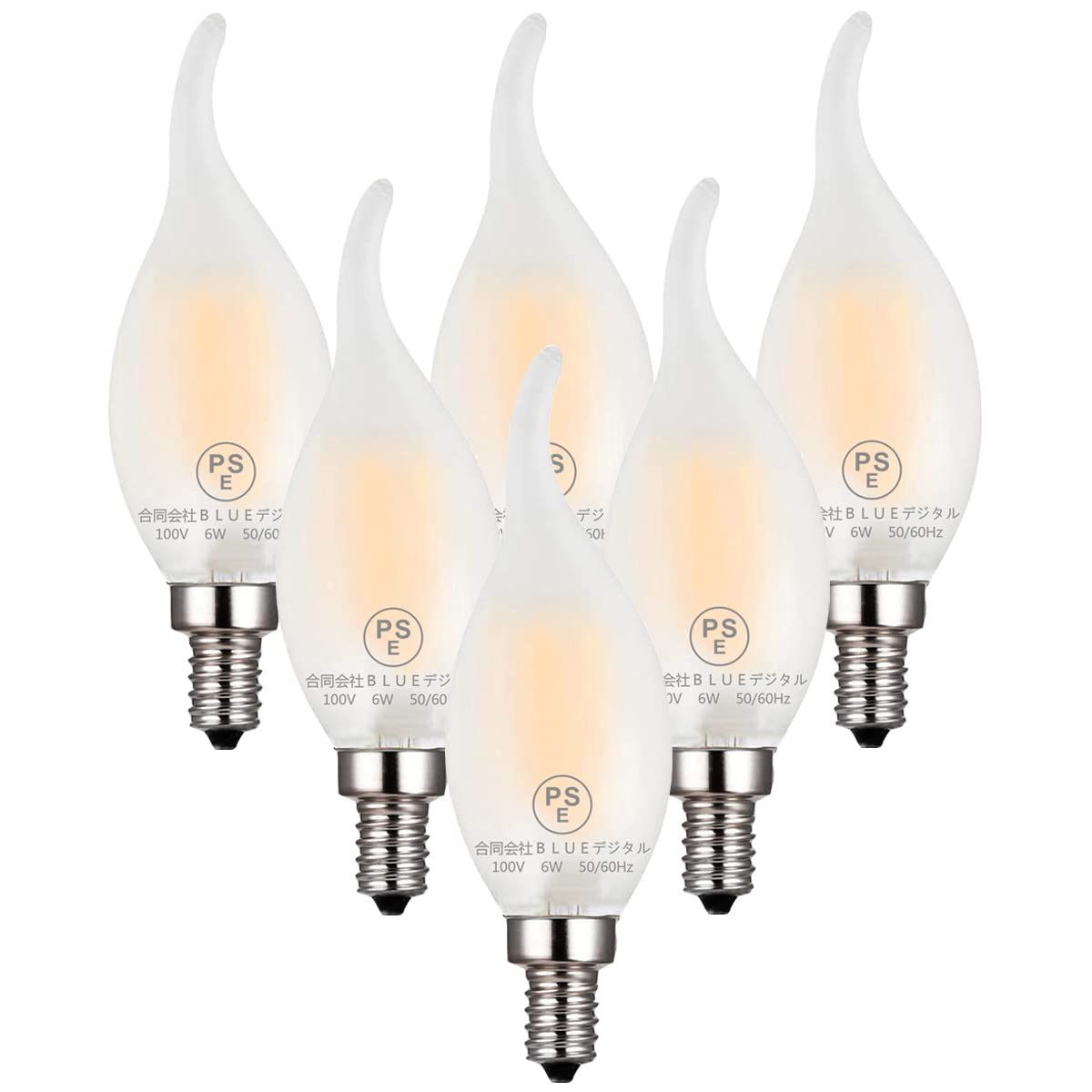 LVWIT LED電球 E26口金 720LM 6W 55W形相当 調光器非対応 蛍光