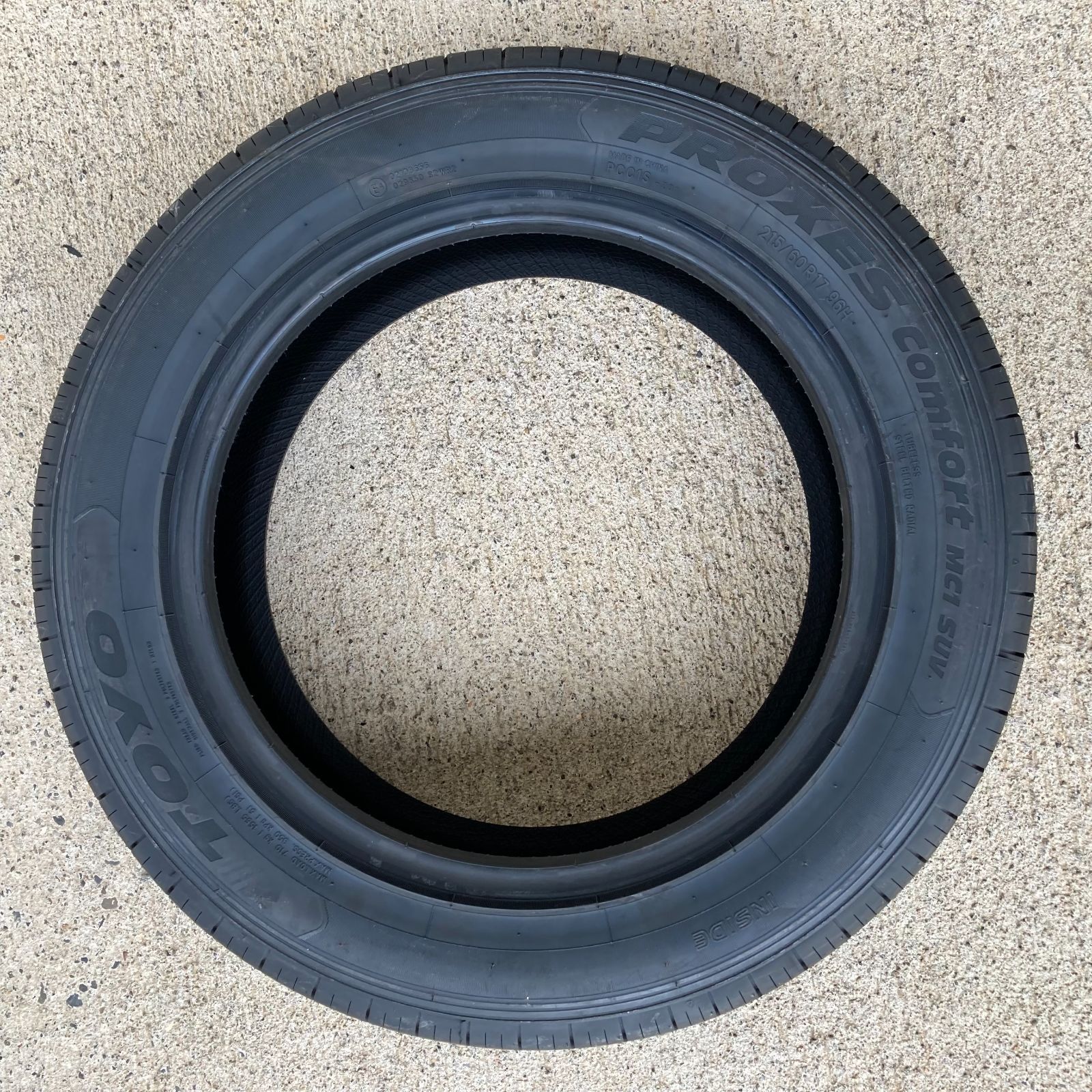 新品 トーヨー プロクセスコンフォートMC1 SUV 215/60R17 サマータイヤ
