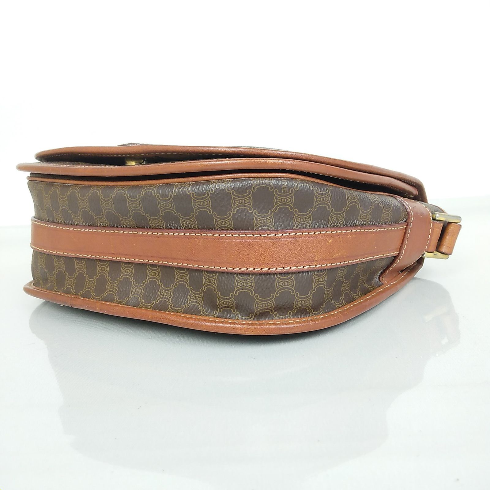 2503-203｜セリーヌ ショルダーバッグ ブラウン マカダム柄 トリオンフ CELINE - 2503-203｜セリーヌ ショルダーバッグ ブラウン