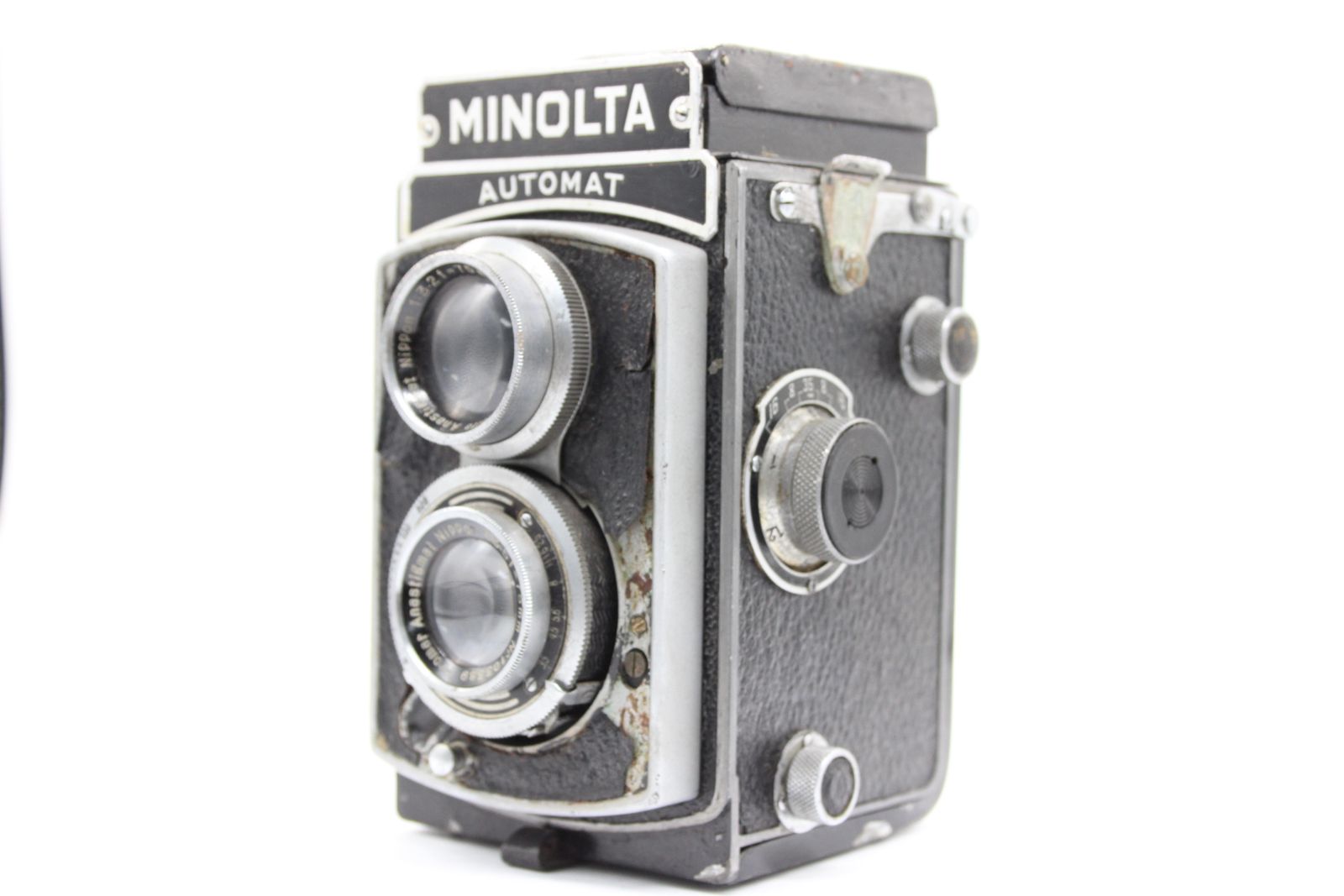 訳あり品】 ミノルタ Minolta Automat Promar 75mm F3.5 二眼カメラ 