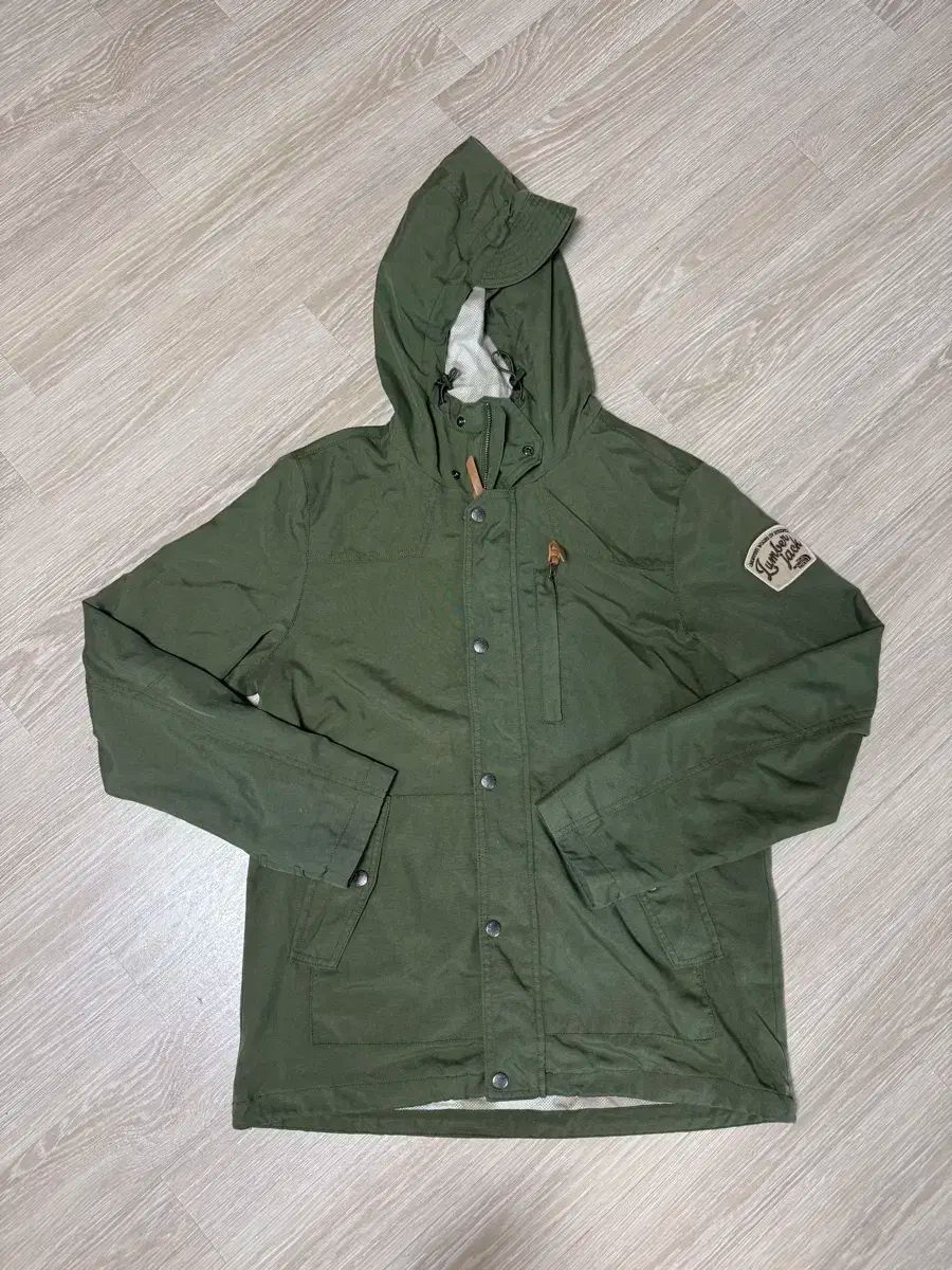 THE NORTH FACE ザ ノース フェイス ランバージャック フード ジャケット カーキ メンズ L サイズ