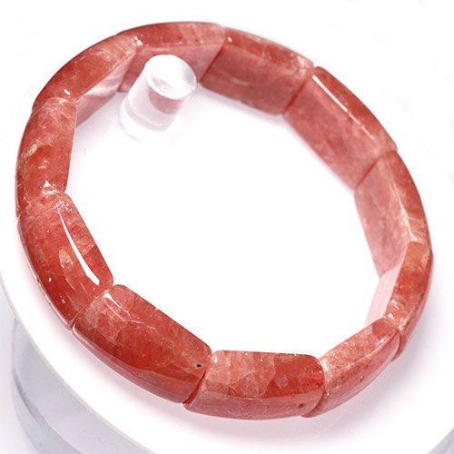 ⭐︎【高級】天然 インカローズ ブレスレット バングル 60g K1098-4〕高品質 インカローズ バングル ブレスレット - メルカリ