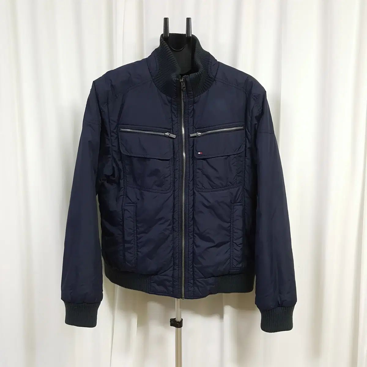 【雷市場（ポンジャン）商品韓国直送】 Tommy Hilfiger(トミーヒルフィガー) メンズ 裏地キルト ブルゾン 105