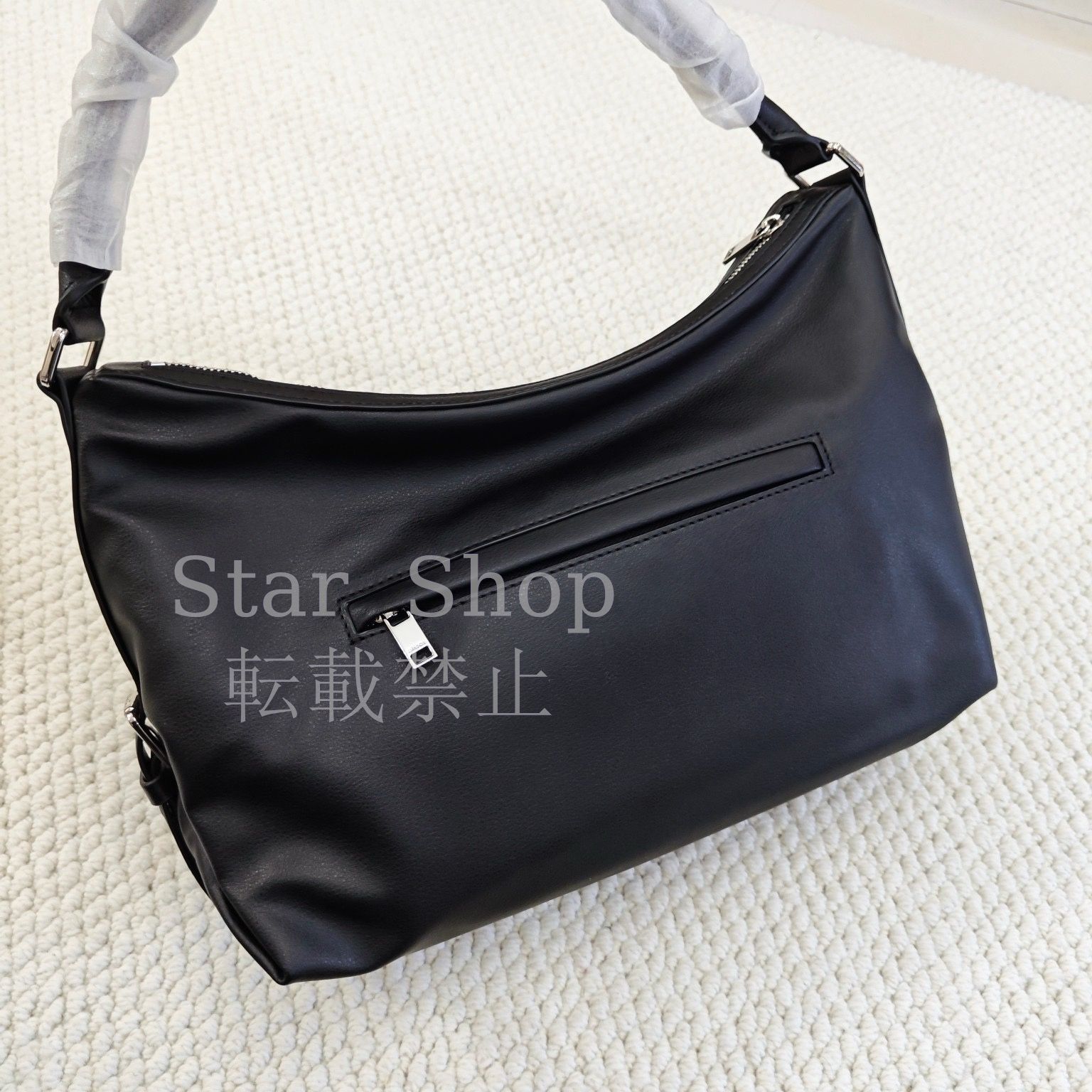 極美品 レディース ブラック ショルダーバッグ スタンドオイル