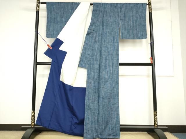 平和屋着物●上質な紬　縞　正絹　逸品　AAAX0666zg 平和屋着物○上質な紬 縞 正絹 逸品 AAAX0666zg