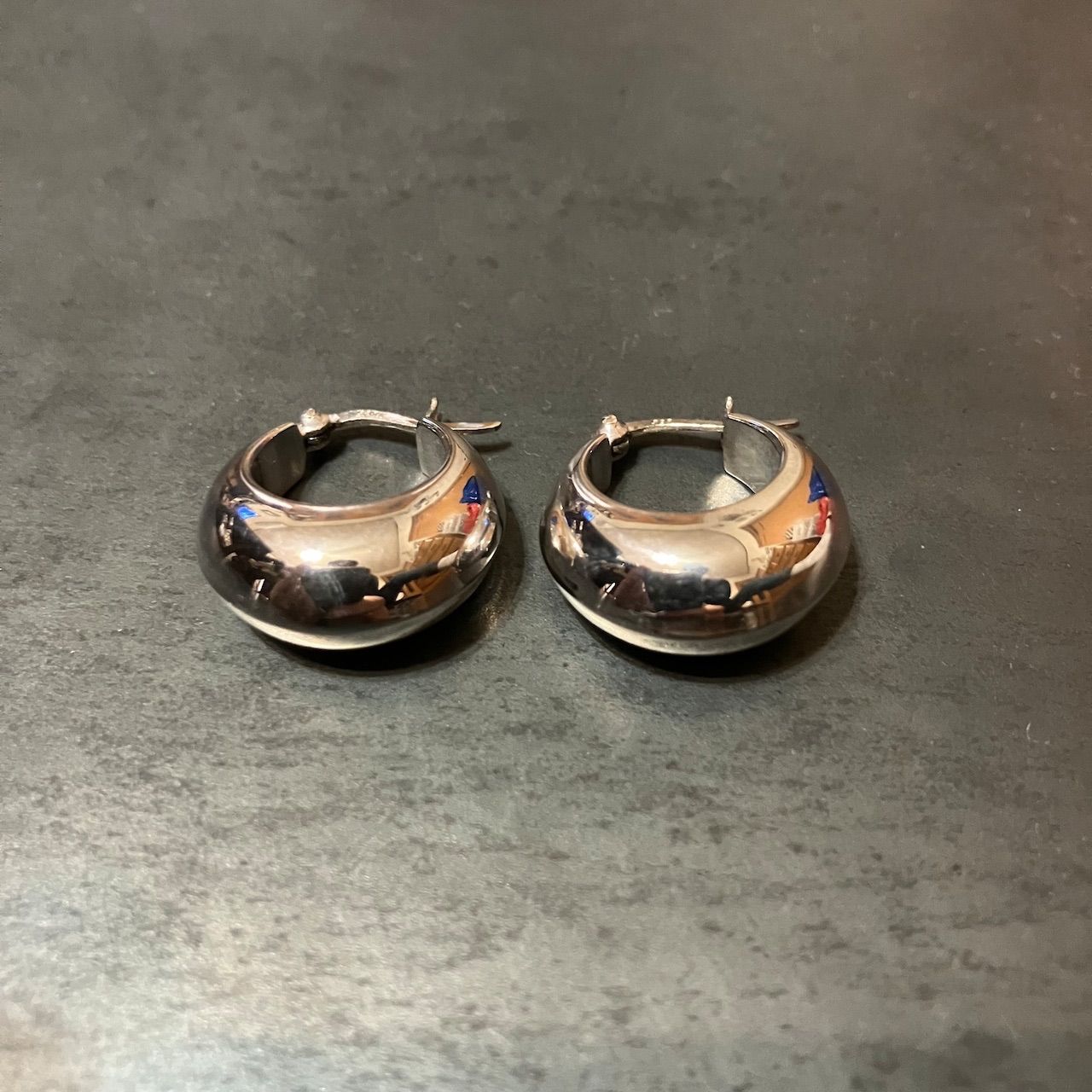 SILVER925 TRIVAL HOOP EARRINGS/シルバー/ピアス SILVER925 TRIVAL HOOP EARRINGS /シルバー/ピアス