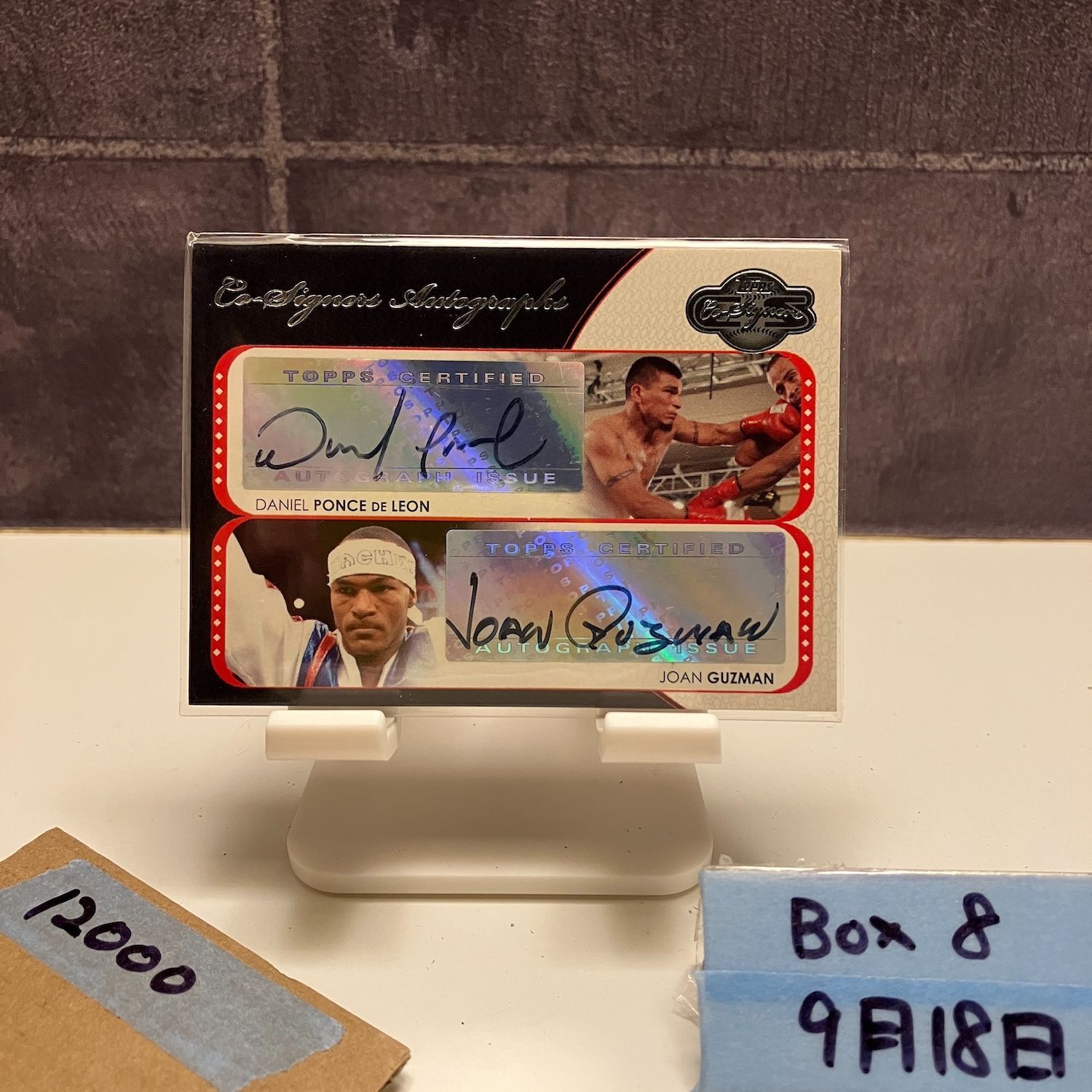 2008 Topps Daniel Ponce de Leon - Joan Guzman 直筆サイン Co-Signers Dual カード