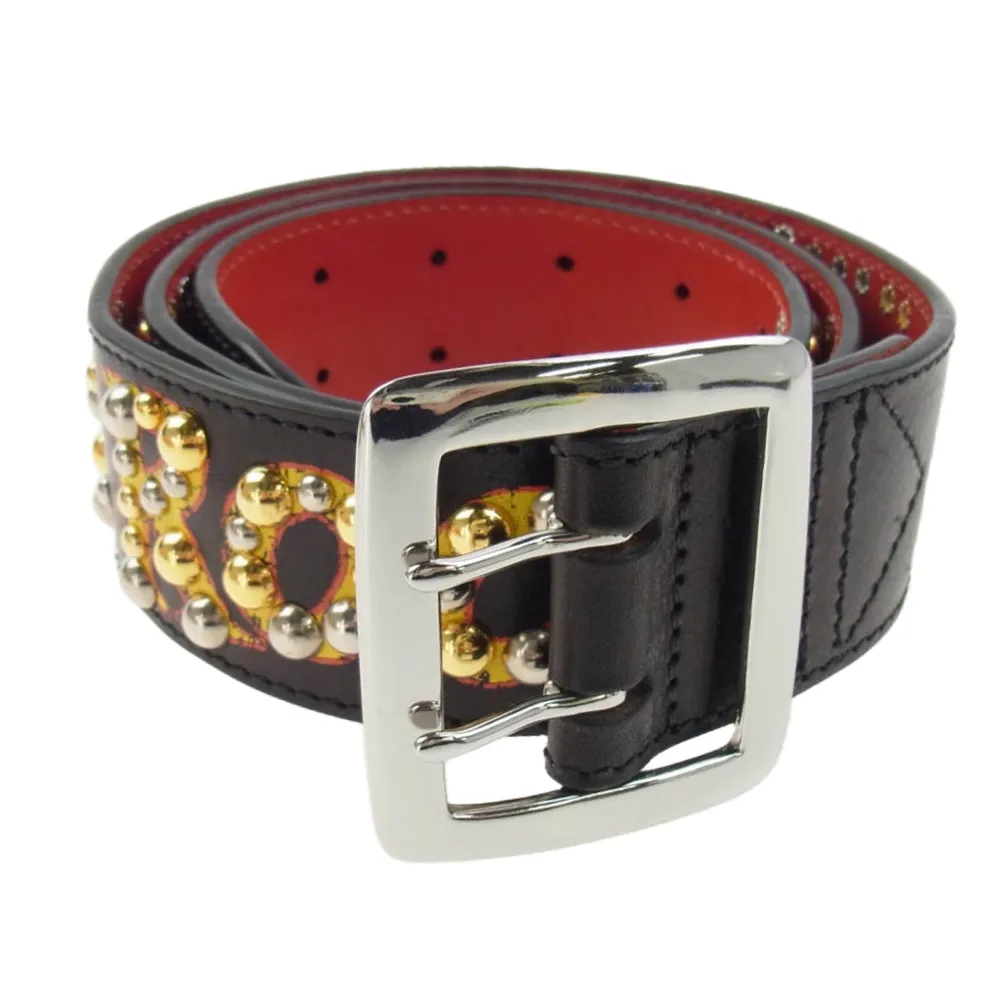 ルイスレザー　ベルト Mサイズ Twin Prong Plain Belt - Lewis Leathers Japan