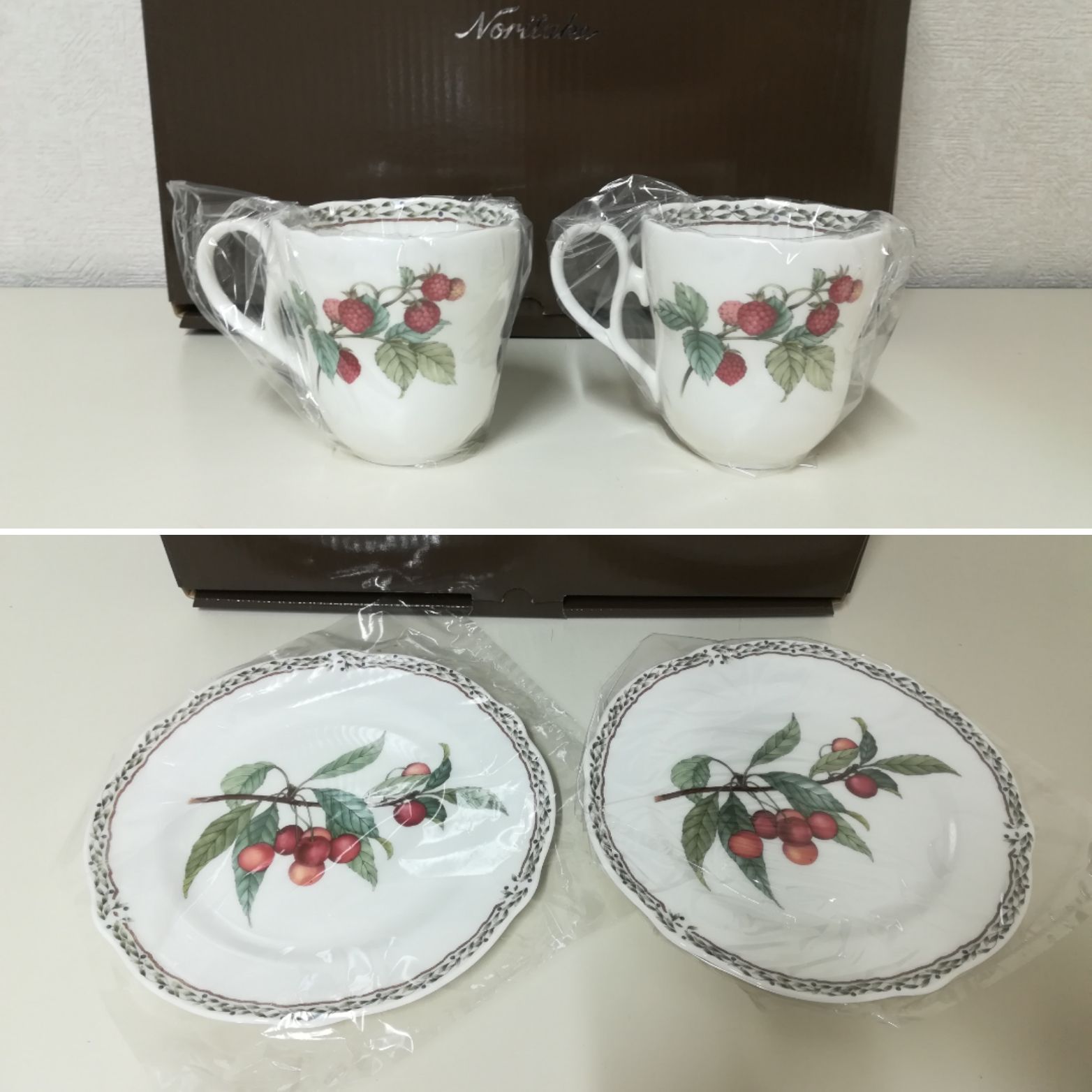 新品未使用・保管品】Noritake ノリタケ ボーンチャイナ オーチャードガーデン 8PCセット 送料無料 1977 - メルカリ