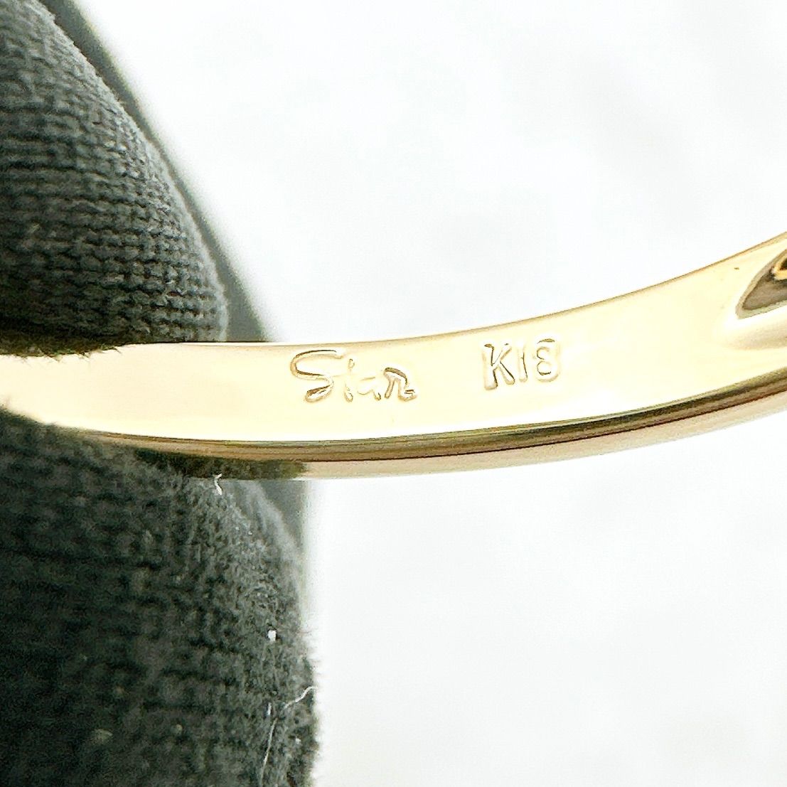 美品🌟Star jewelry ダイヤモンド 0.02ct サファイア イエロー