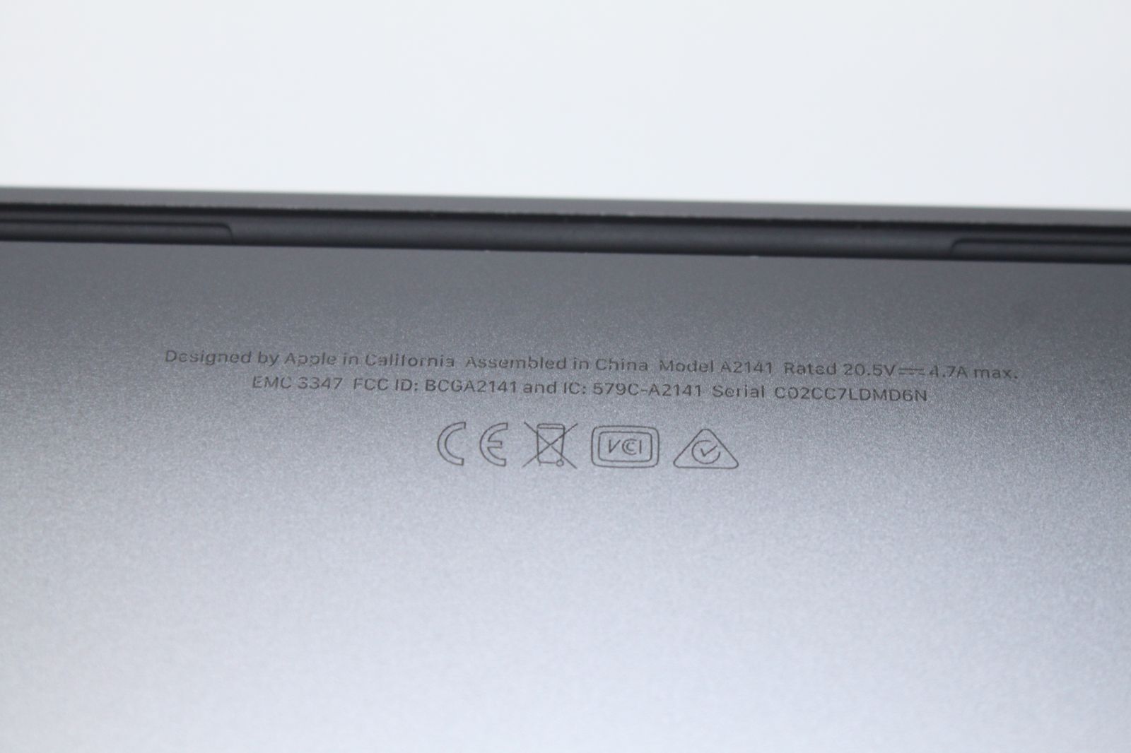 MacBook Pro 16インチ MVVK2J/A ジャンク品 ジャンク品】MacBook Pro（16インチ,2019）〈MVVK2J/A〉⑤