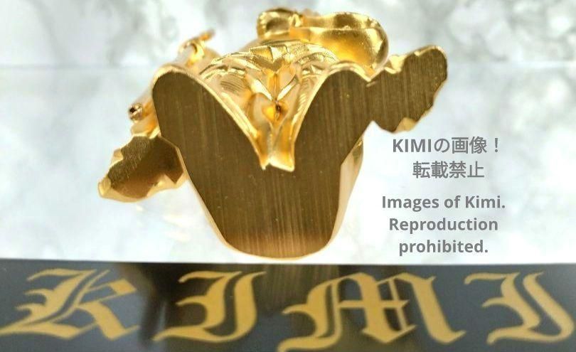 毘沙門天 Vaisravana 10cm 3.9inch 開運七福神（金メッキ/24金