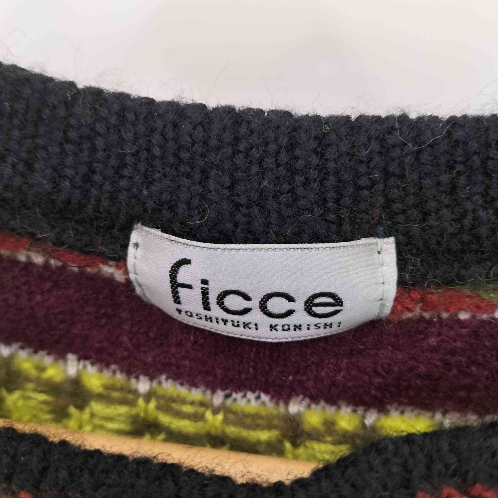 フィッチェ ficce YOSHIYUKI KONISHI 総柄 マルチカラー デザイン 3D  