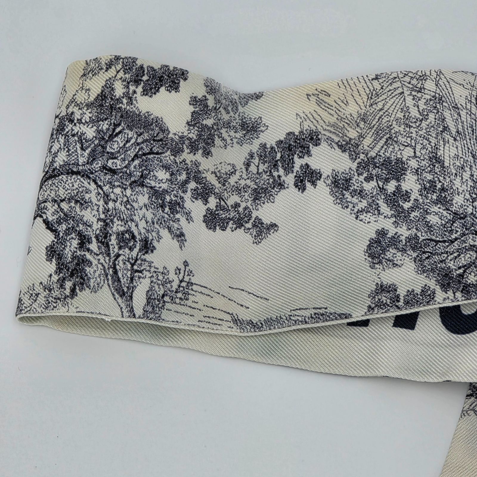 Christian Dior　ディオール　ミッツァ　トワル　スカーフ　アニマル 中古／C】訳アリ Christian Dior クリスチャンディオール