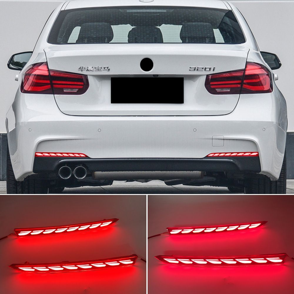 14-20年式 BMW 3シリーズ F30 F35 Mスポーツ LED リアバンパーランプ ブレーキ ランプ ウィンカー 一対