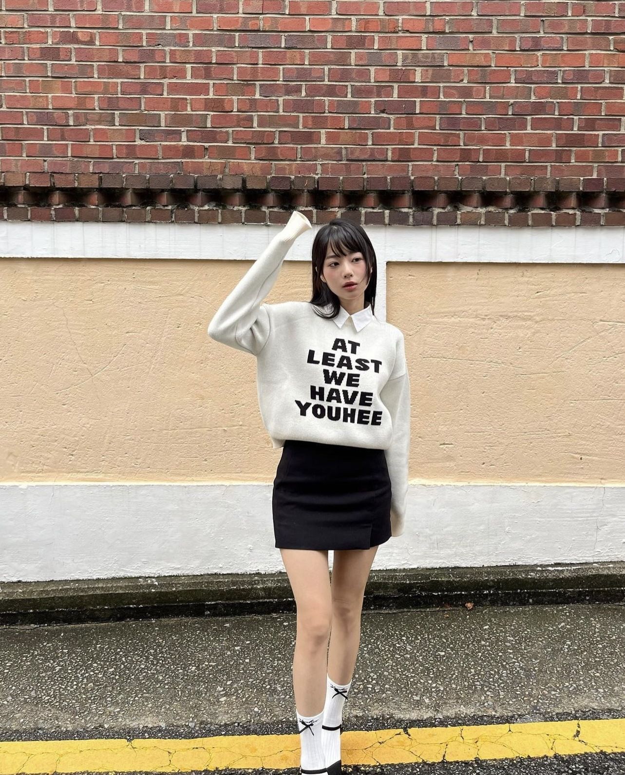 YOUHEE ニットセーター 韓国☆人気☆LETTERING PULLOVER KNIT 3色