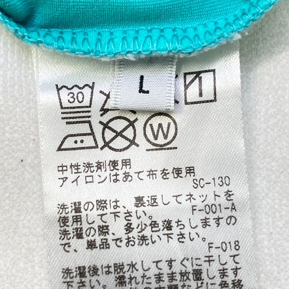 【試着のみ】JUN&ROPE ゴルフウェア M 蛍光 モックネック リボン 試着のみ】JUN&ROPE ゴルフウェア M 蛍光 モックネック リボン