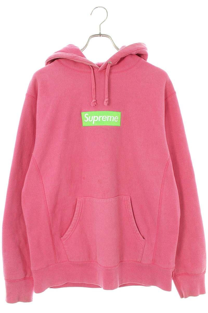 パーカーシュプリーム  17AW  Box Logo Hooded Sweatshirt ボックスロゴプルオーバーパーカー メンズ S