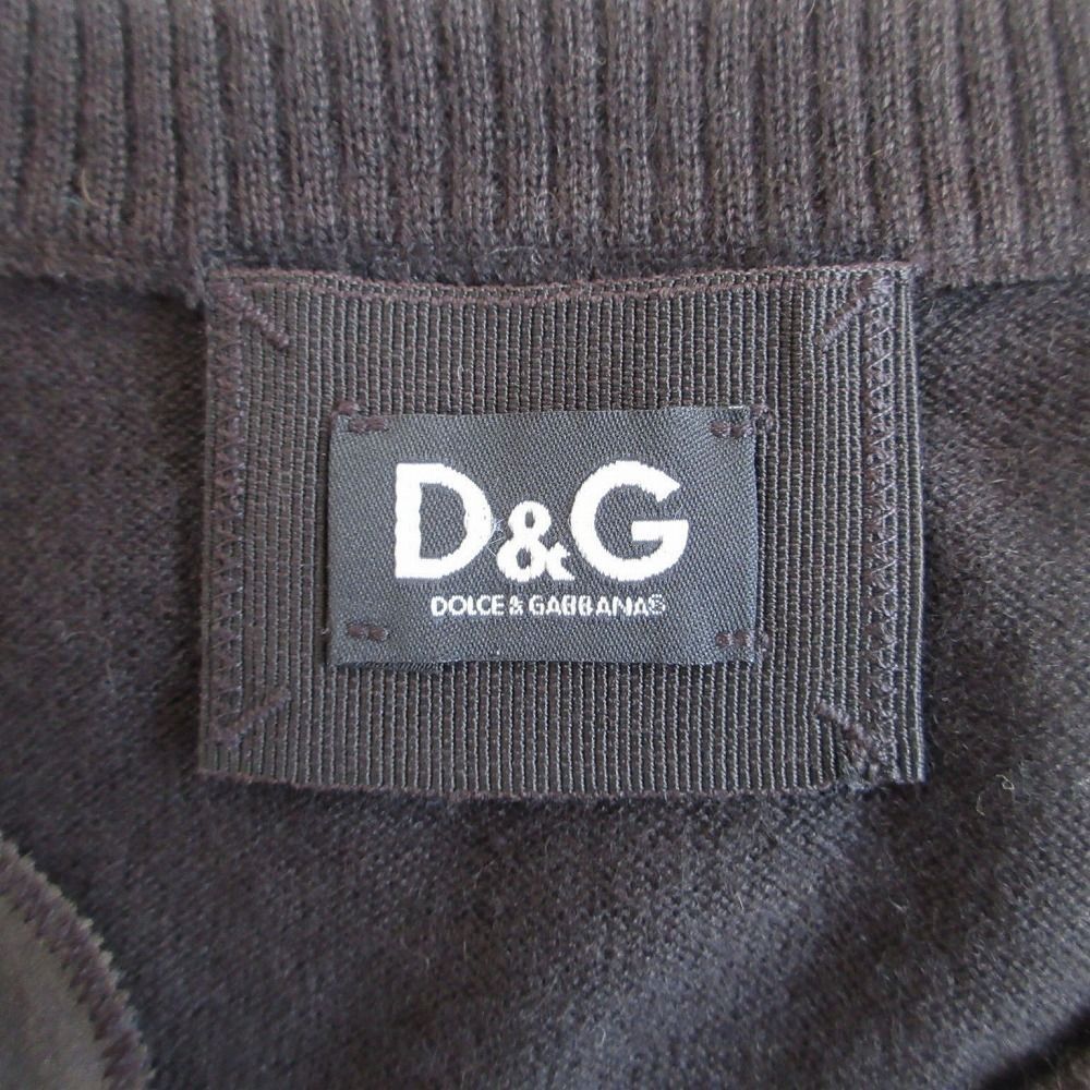 D&G DOLCE&GABBANA ドルチェアンドガッバーナ バタフライ ニット カーディガン トップス 8分袖 ブラック レディース 【中古】 D&G DOLCE&GABBANA ドルチェアンドガッバーナ バタフライ ニット