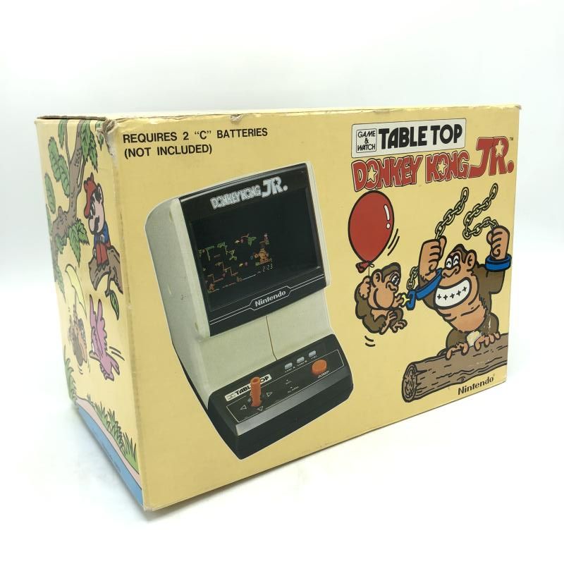 任天堂　ドンキーコングJR　ゲーム&ウォッチ　テーブルトップ (動作確認済み) 希少品】ドンキーコングJR テーブルトップ 任天堂(動作確認済み