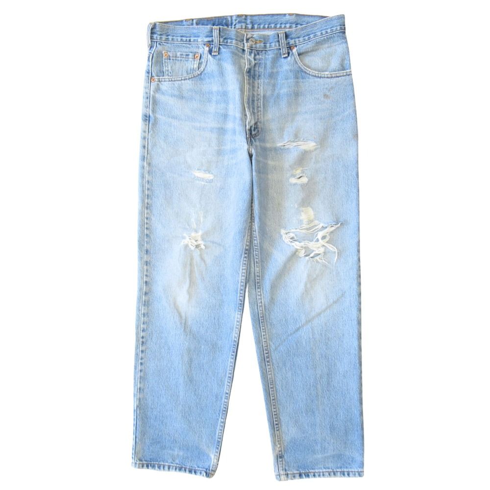 Levi´s リーバイス 550 デニム パンツ ジッパーフライ W36 ブルー メンズ 古着  USED