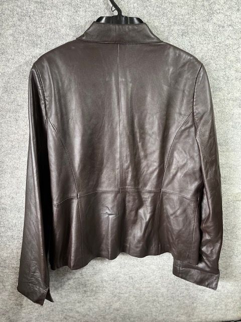レザージャケット　シープスキン　ブラウン