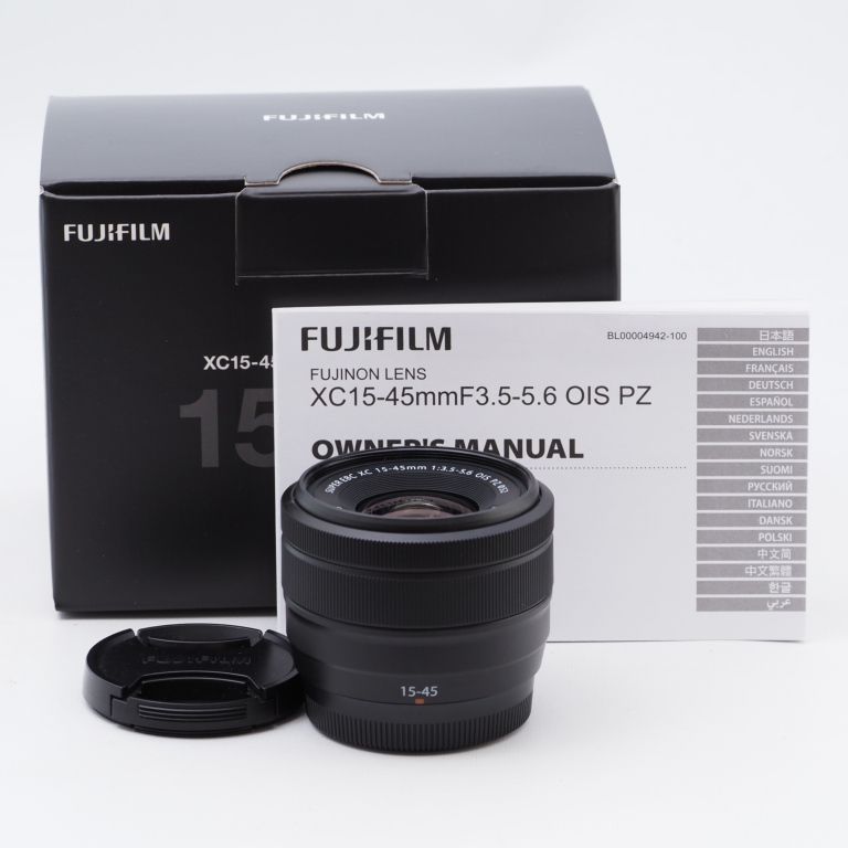 FUJIFILM フジフイルム フジノン ズーム XC15-45mm ブラック F XC15