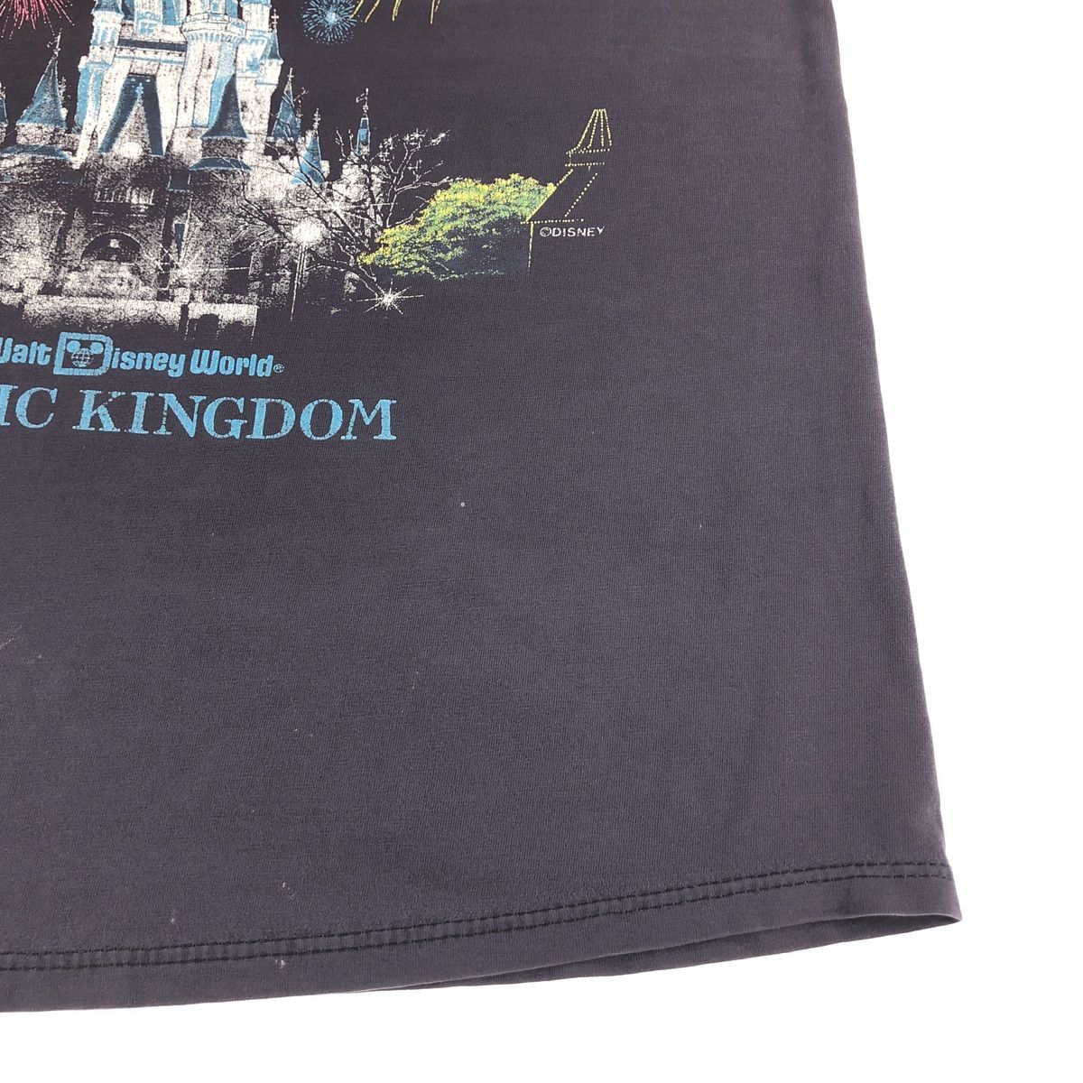 古着 WALT DISNEY WORLD MAGIC KINGDOM ディズニーワールドマジックキングダム プリントTシャツ レディースM相当 ヴィンテージ /evb009814 古着 WALT DISNEY WORLD MAGIC KINGDOM ディズニーワールドマジック
