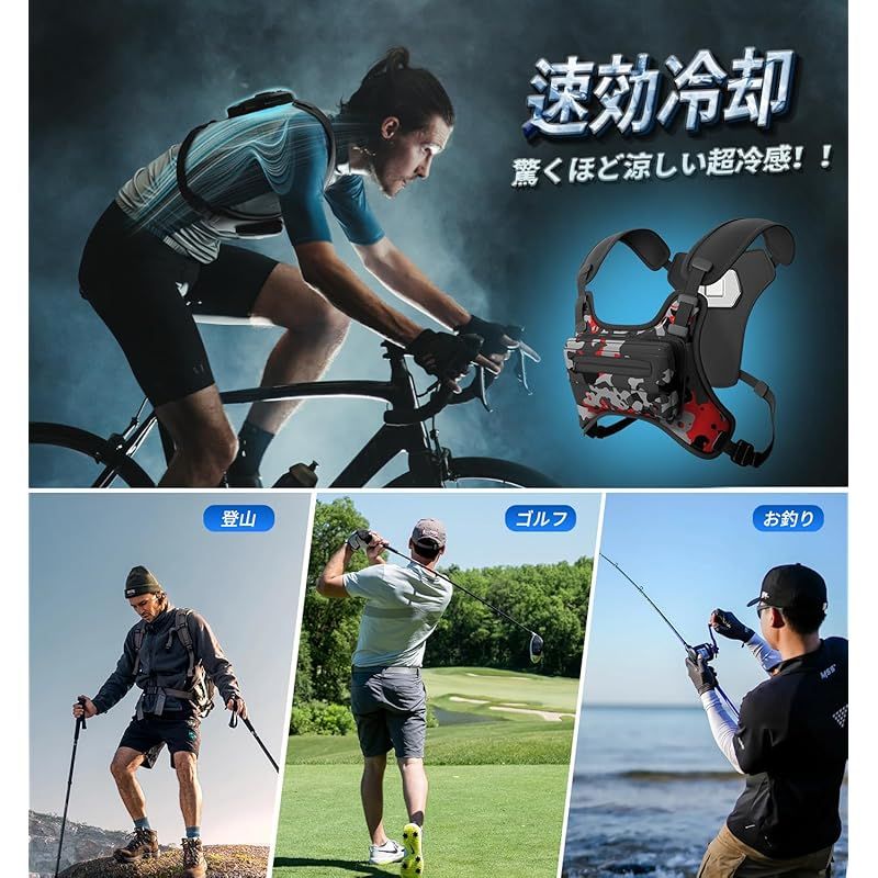 RuiPu] ペルチェ ベスト【2024夏新＆冷却プレート付き＆最大-25℃冷やす