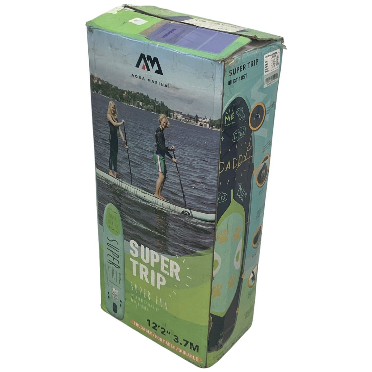 AQUA MARINA BT-18ST SUPER TRIP スーパートリップ サップ SUP アウトドア ジャンク N9982962