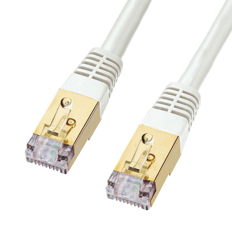 （まとめ買い）サンワサプライ カテゴリ7LANケーブル 3m ホワイト KB-T7-03WN 【×3セット】