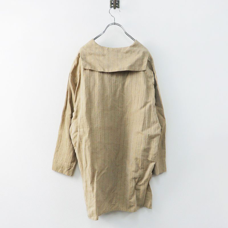 ADIEU TRISTESSE LOISIR セーラーカラー リネン コートワンピース 
