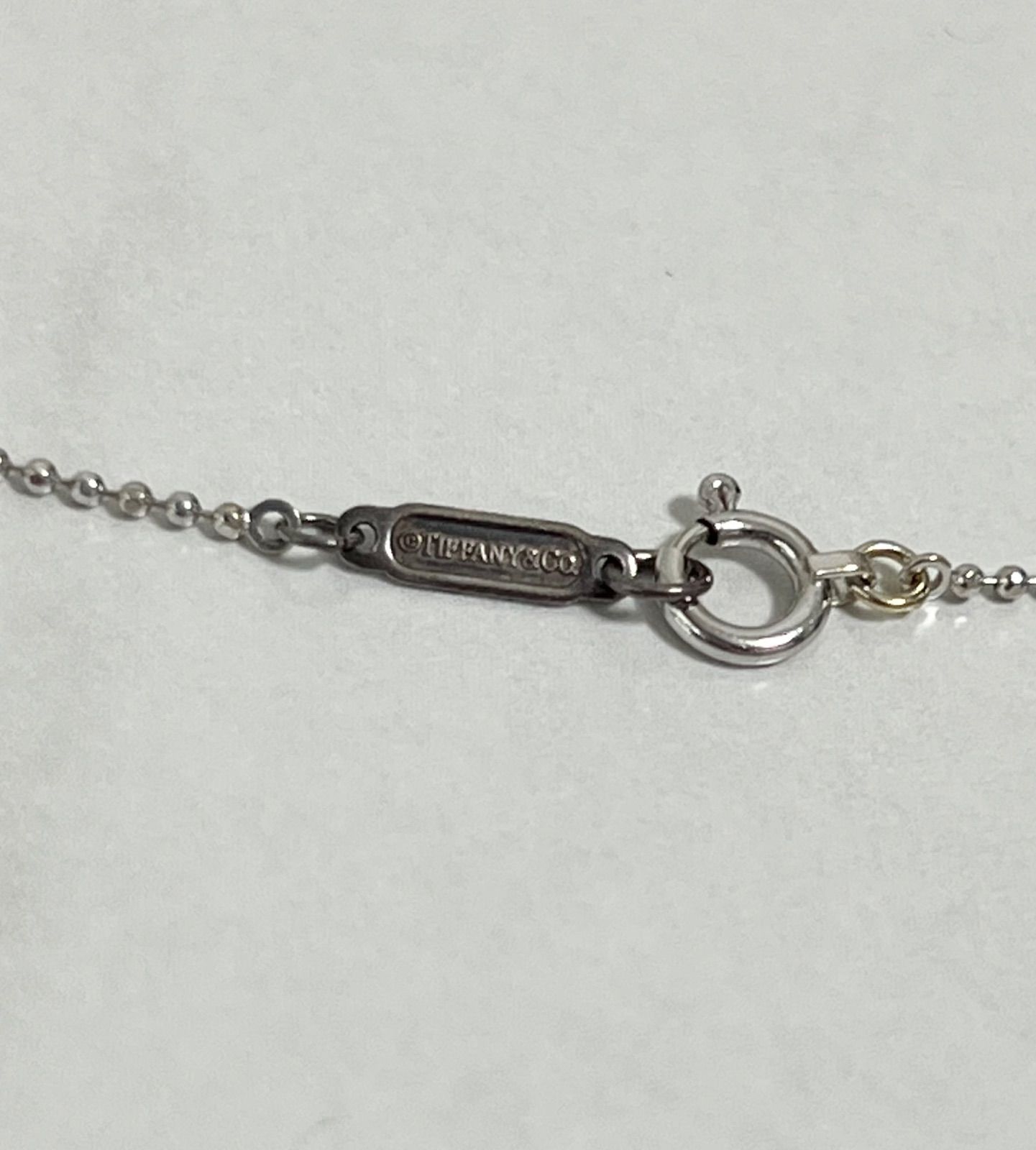 ティファニー TIFFANY & Co ダブルリング ネックレス インター