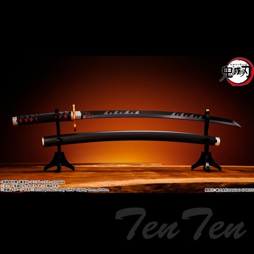 新品 PROPLICA 鬼滅の刃 日輪刀 （竈門炭治郎） 煉獄杏寿郎の鍔ver フィギュア】PROPLICA 鬼滅の刃 日輪刀(竈門炭治郎) 煉獄杏寿郎