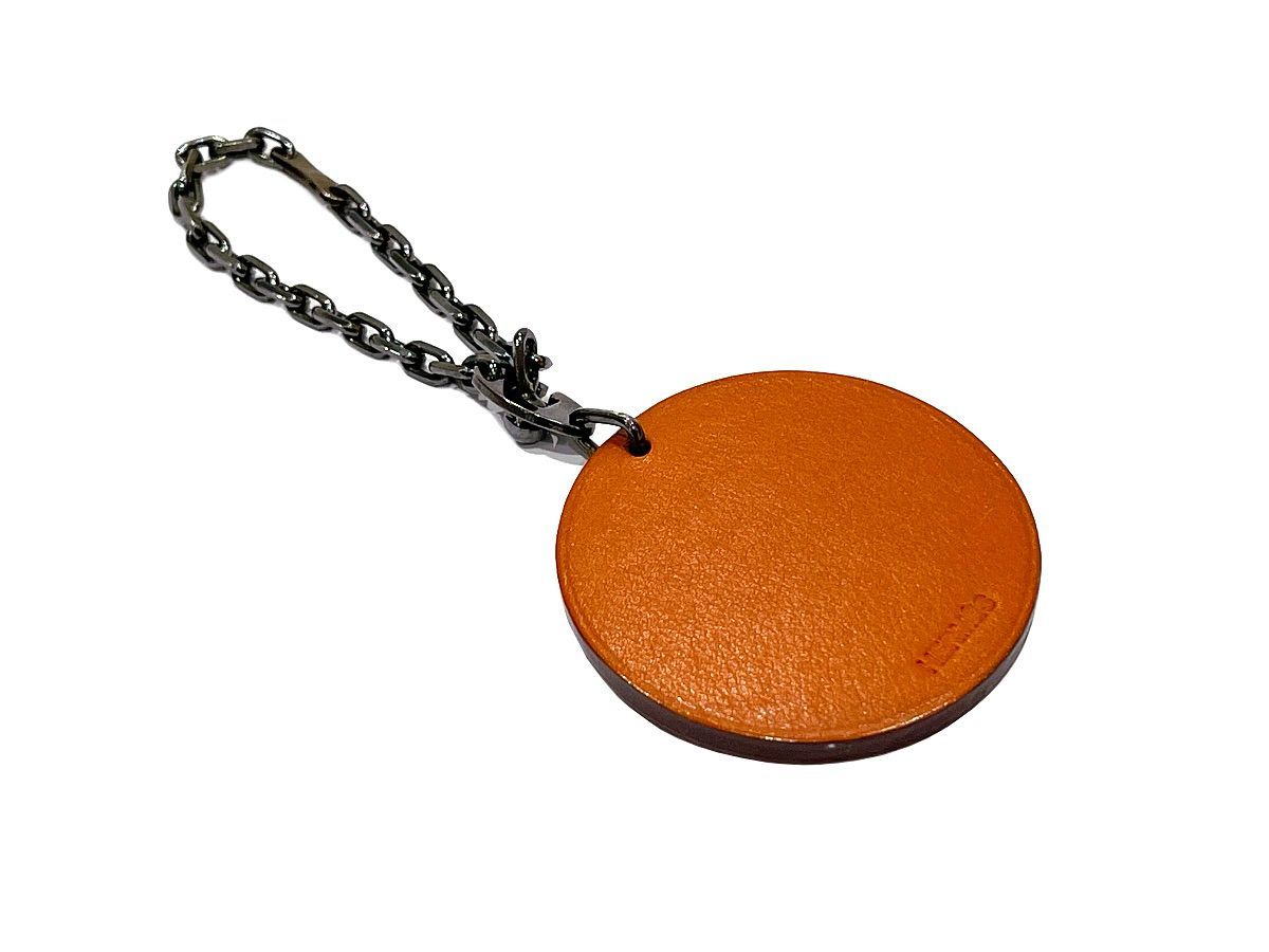 極美品】HERMES エルメス アニマルキーホルダー タイガー カーフ×925