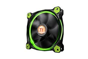 Thermaltake高静圧円形LEDリングケース/ラジエーターファン 防振マウントシステム搭載 冷却 Riing 12 LED 120mm CL-F038-PL12GR-A