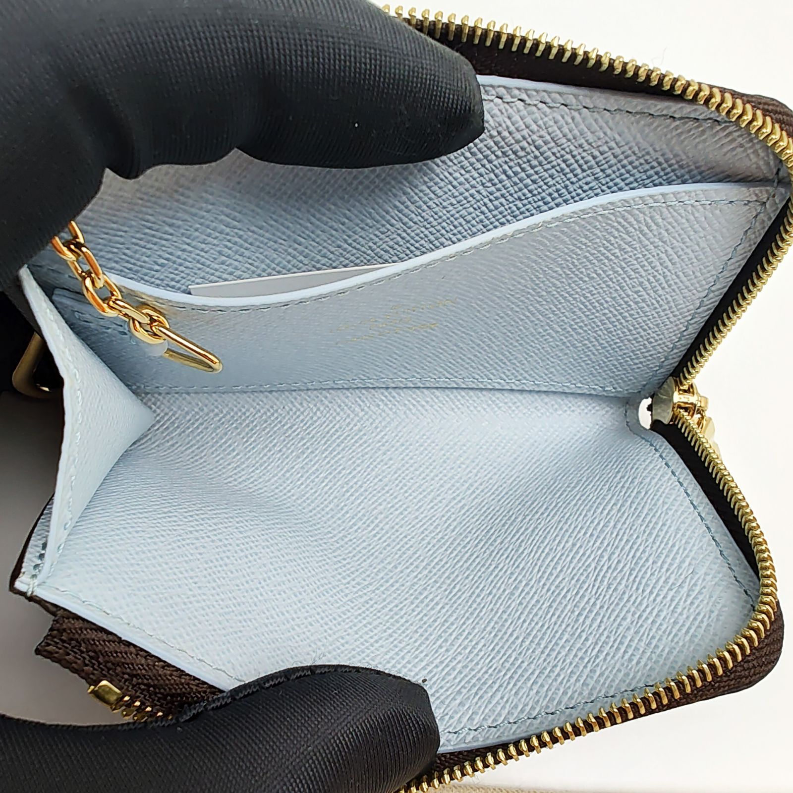 ルイヴィトン ポルトクレノア モノグラム ブルーオランプ オランブルー