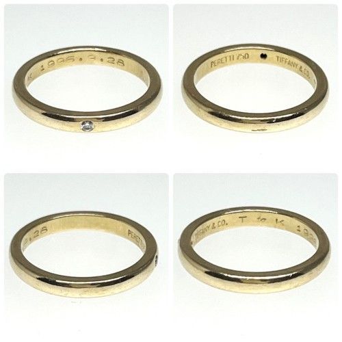 Tiffany&Co. ティファニー スタッキング バンド リング 60016273 750YG  