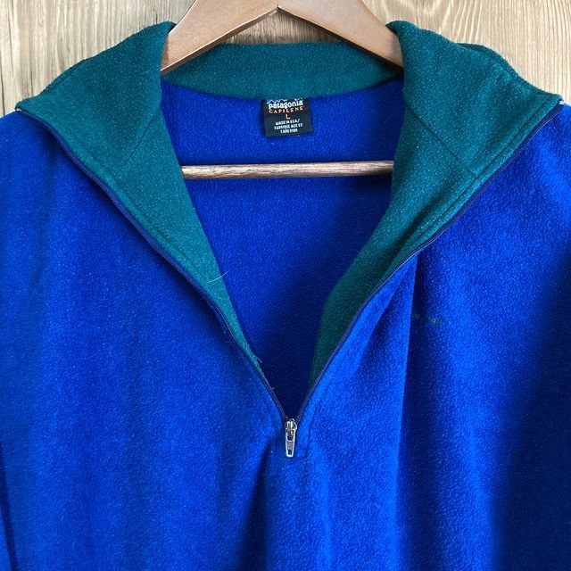 90s vintage USA製 Patagonia CAPILENE ハーフジップフリース 90年代 