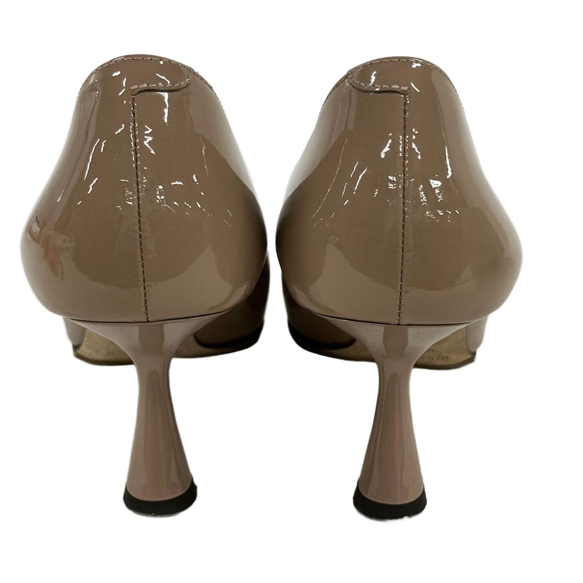 ジミーチュウ パンプス ピンクベージュ JIMMY CHOO - 美品 ジミーチュウ JIMMY CHOO パンプス エナメル