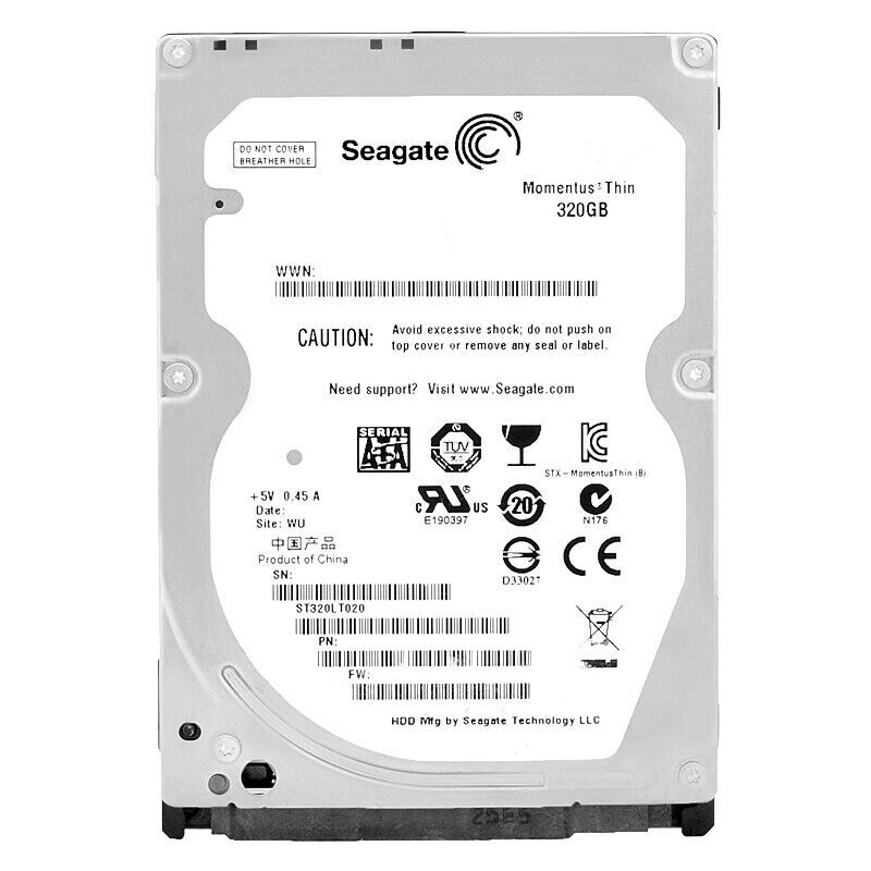 Seagate 320GB ST320LT020 SATA II 16Mb Cache 5400Rpm 2.5 Inch Hard Drive