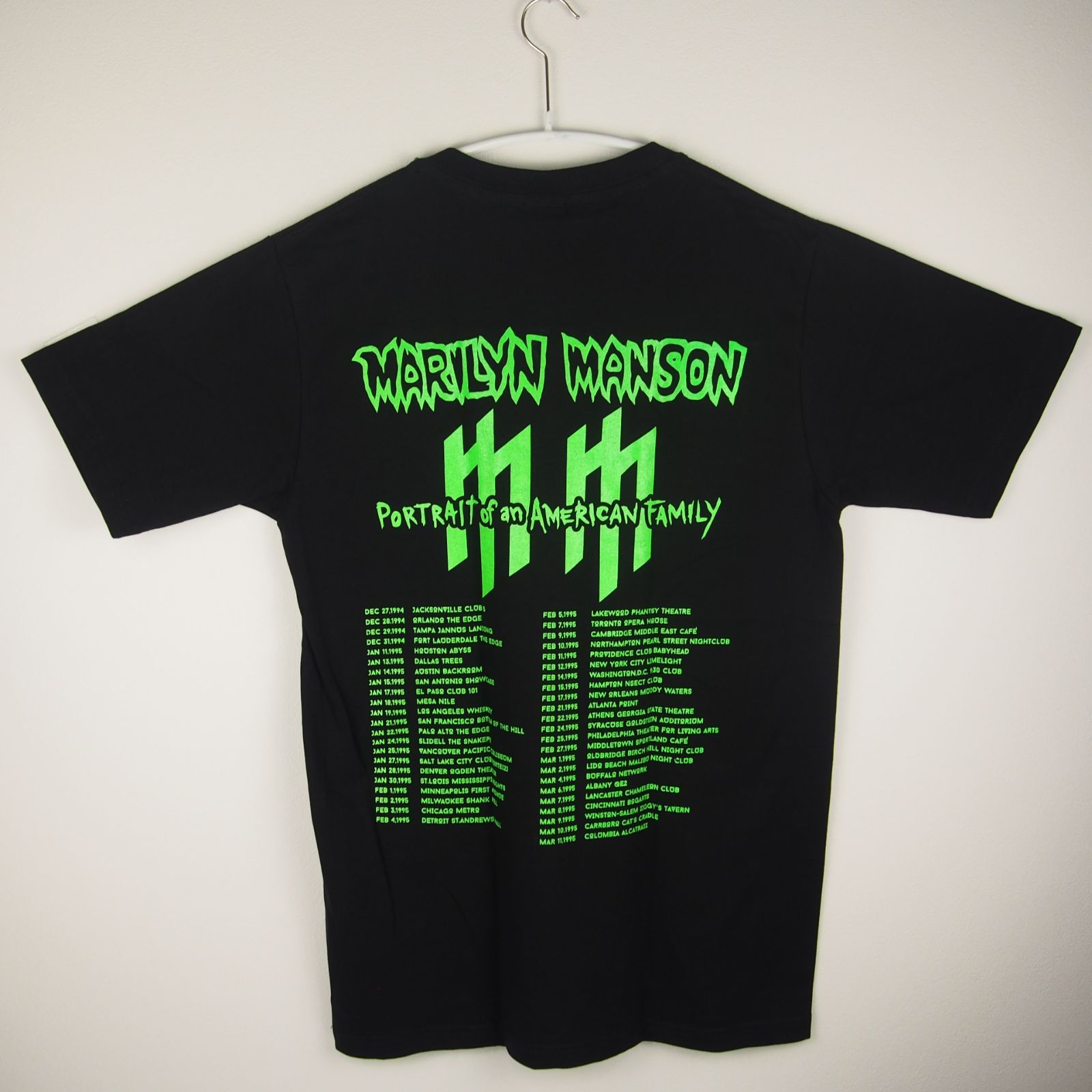 ⑥ マリリン・マンソン バンドT 黒 Lサイズ プリントTシャツ ロックT 