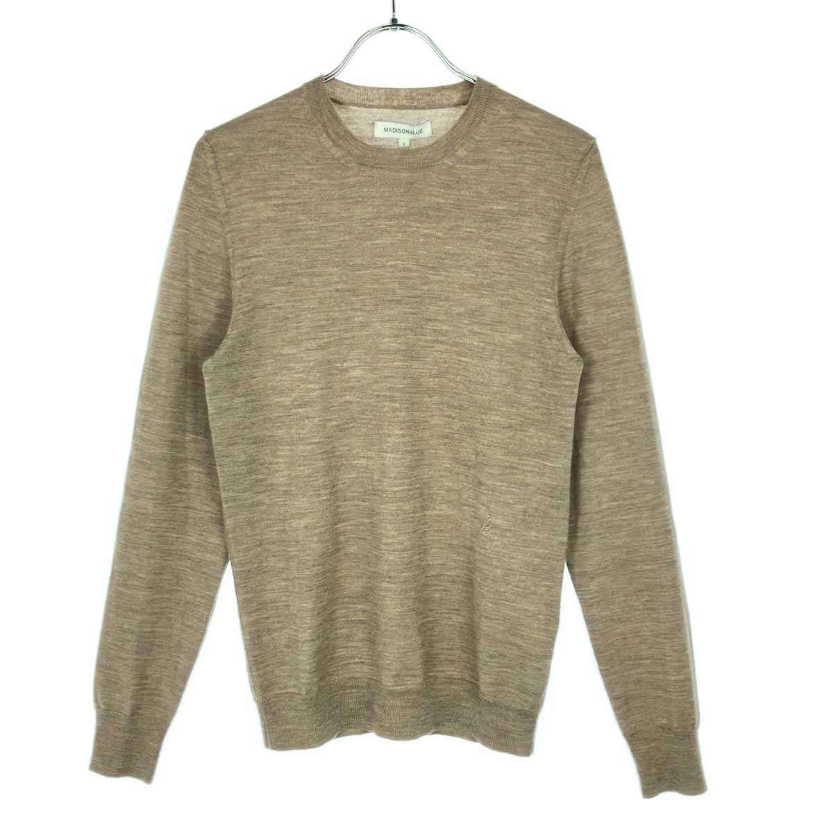 MADISON BLUE マディソンブルー 19AW クルーネックウールニット 