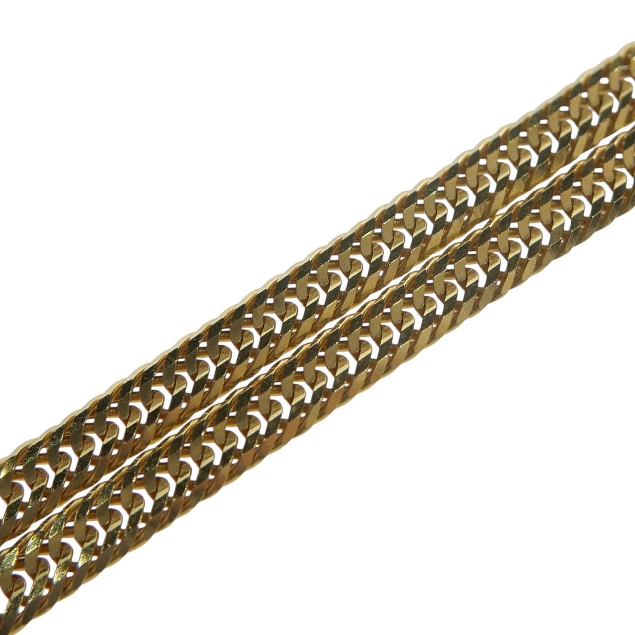 喜平ネックレス18金12面トリプル12.2g