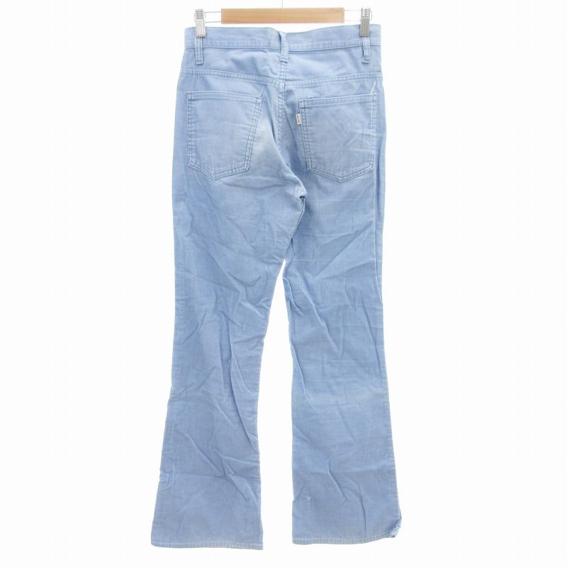 リーバイス Levi's コーデュロイパンツ フレア ジップフライ 水色